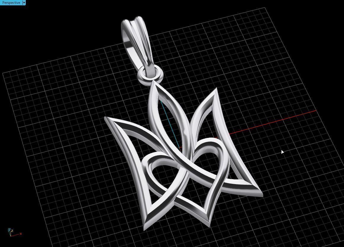 Ukrainian Trident 3D print model_8