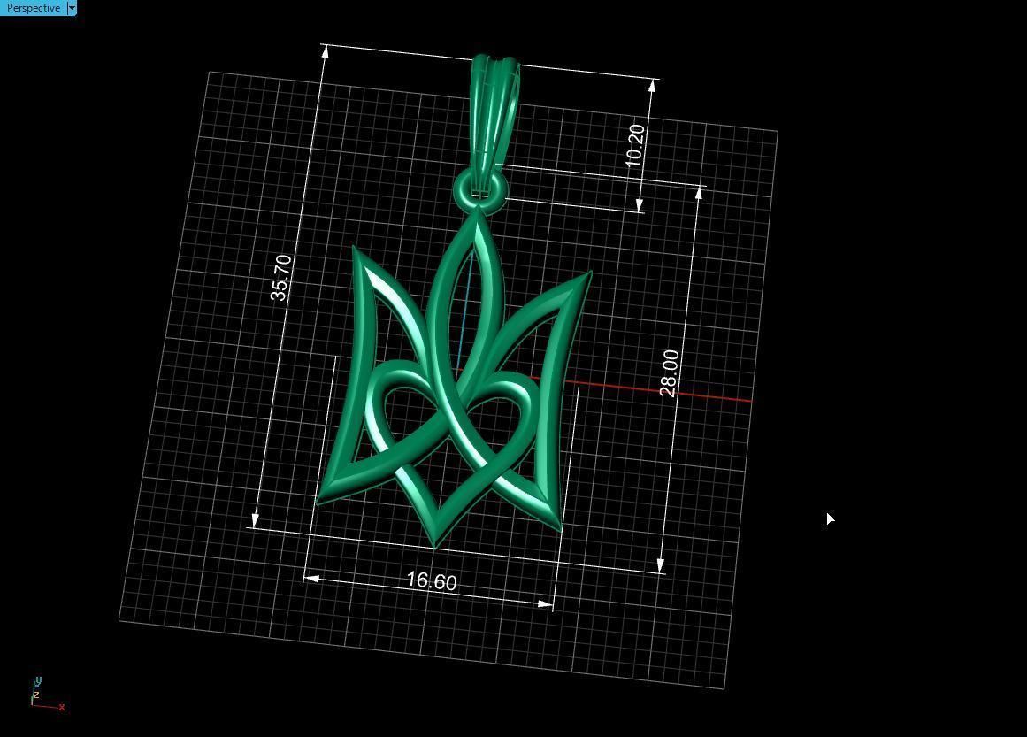 Ukrainian Trident 3D print model_15