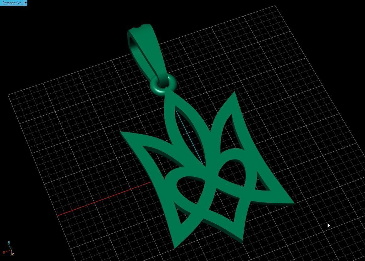 Ukrainian Trident 3D print model_5