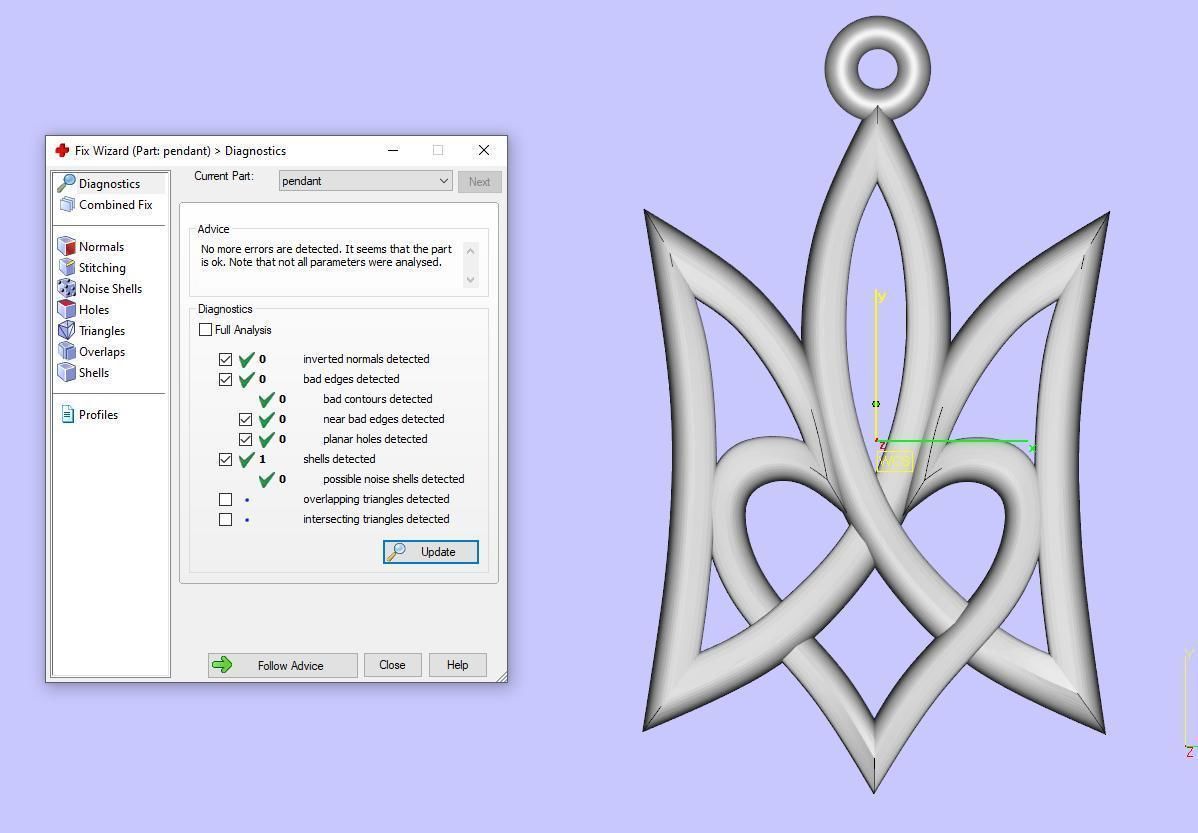 Ukrainian Trident 3D print model_20