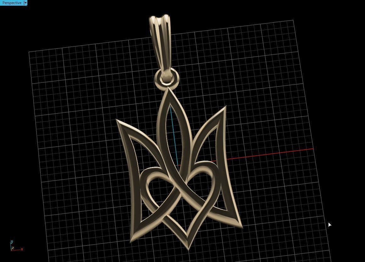 Ukrainian Trident 3D print model_12