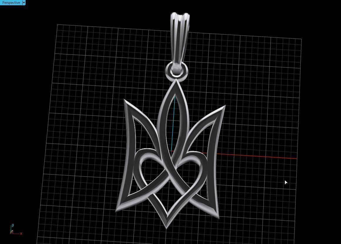 Ukrainian Trident 3D print model_7