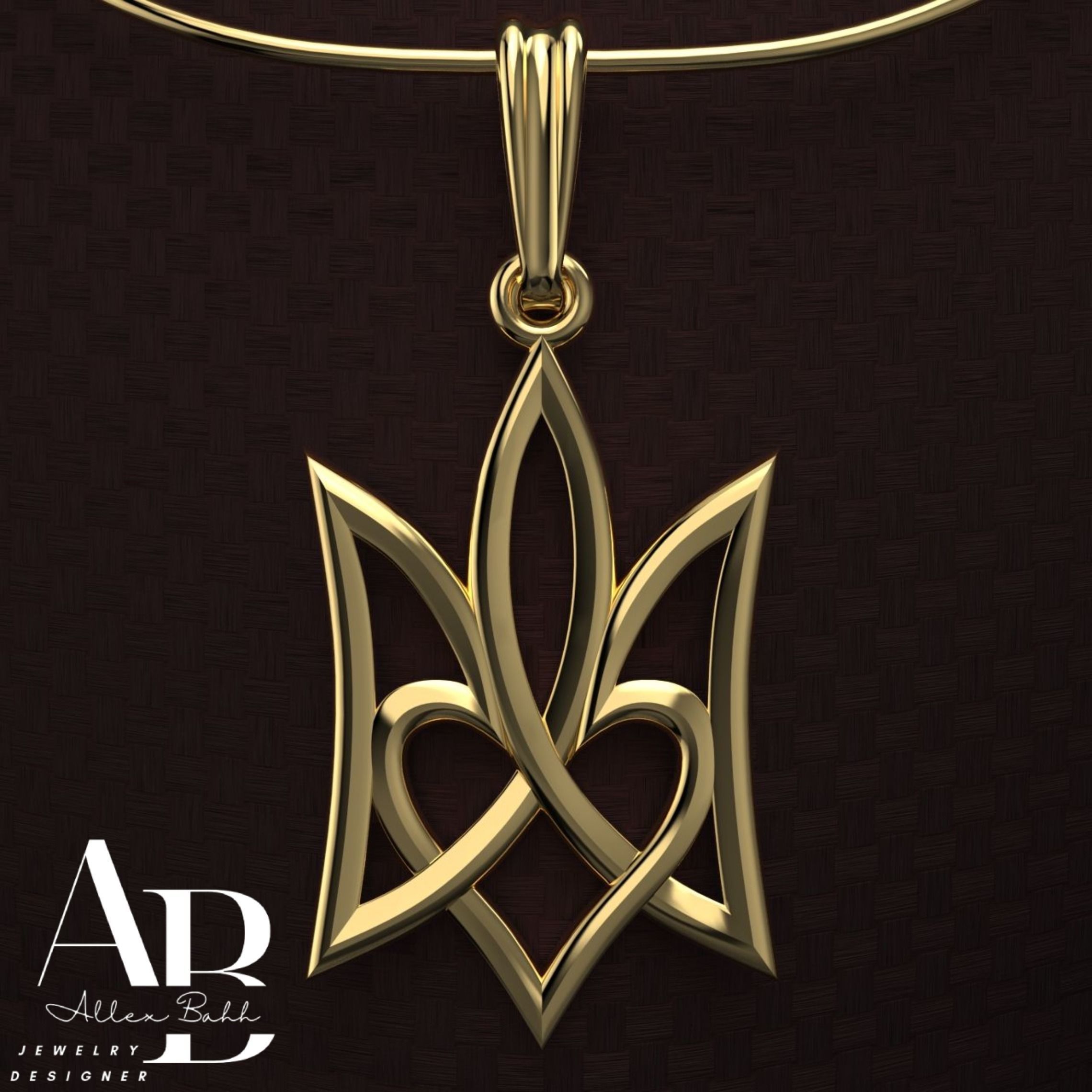 Ukrainian Trident 3D print model_1