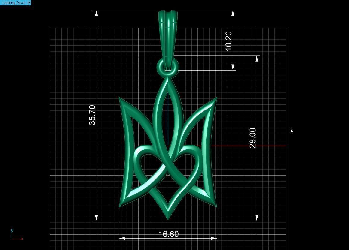 Ukrainian Trident 3D print model_18