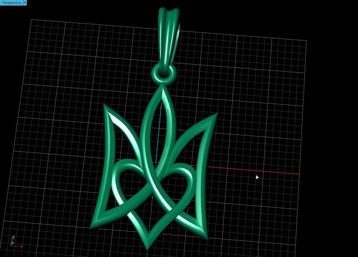 Ukrainian Trident 3D print model_4