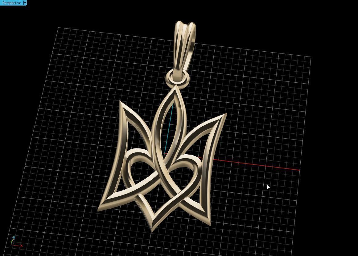 Ukrainian Trident 3D print model_11