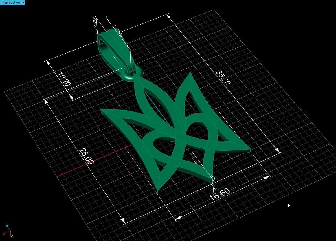 Ukrainian Trident 3D print model_16