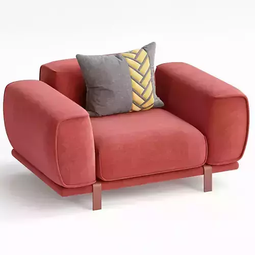 Bold Moros ARMCHAIR 3d model