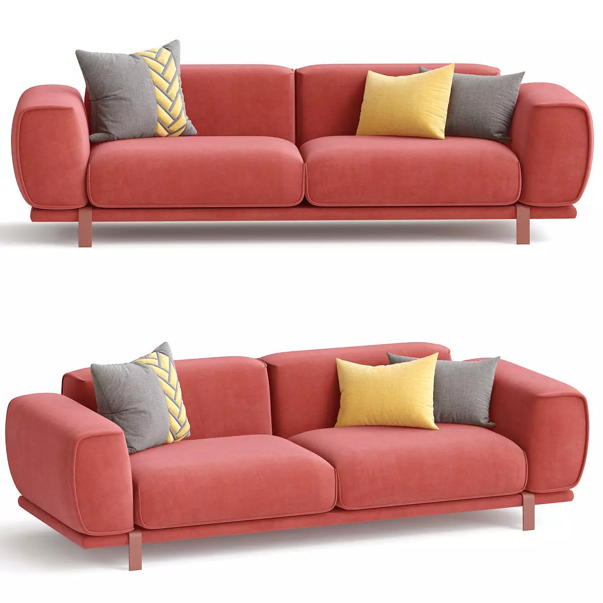 Bold Moros SOFA 3d model Low-poly 3D model_0