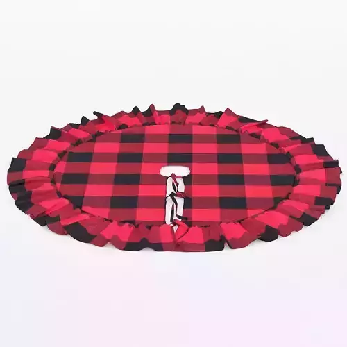 Swag Tree Skirt 3d model Low-poly 3D model
