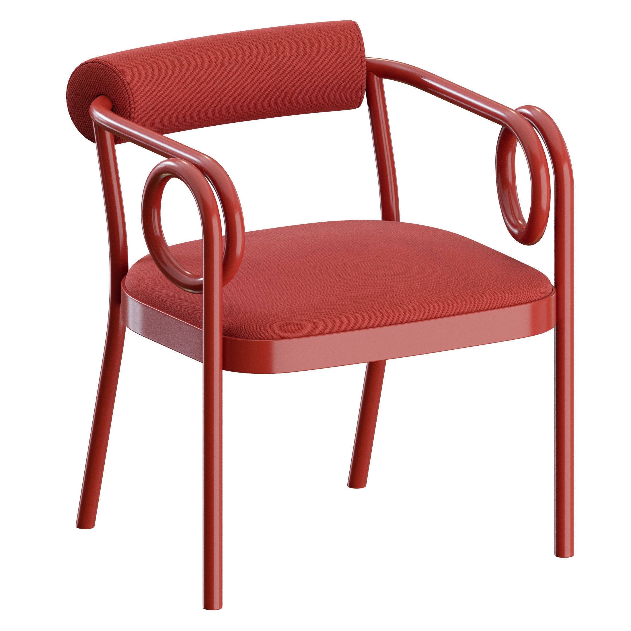 Loop Chair by Gebruder Thonet Vienna 3D model_3