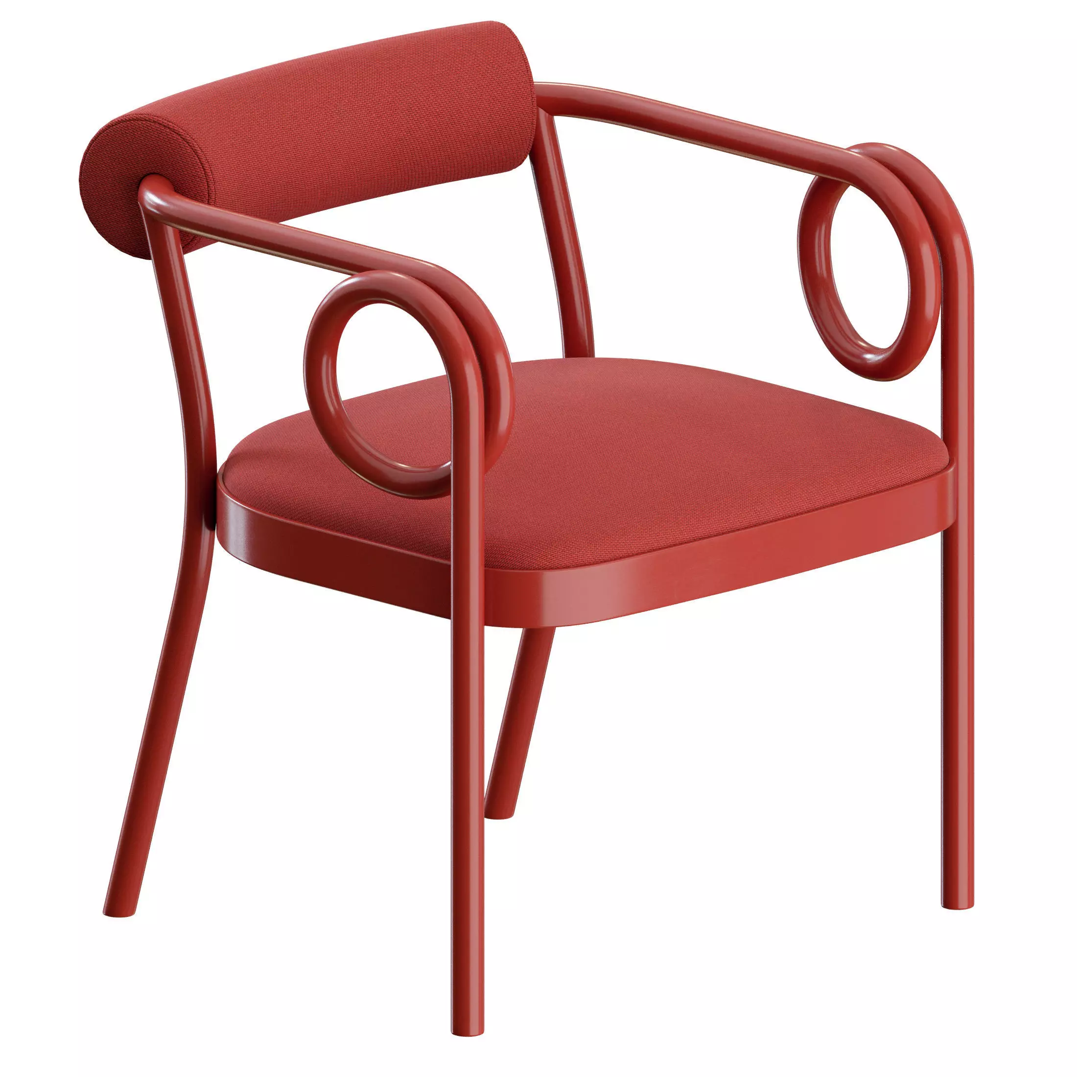 Loop Chair by Gebruder Thonet Vienna 3D model_0