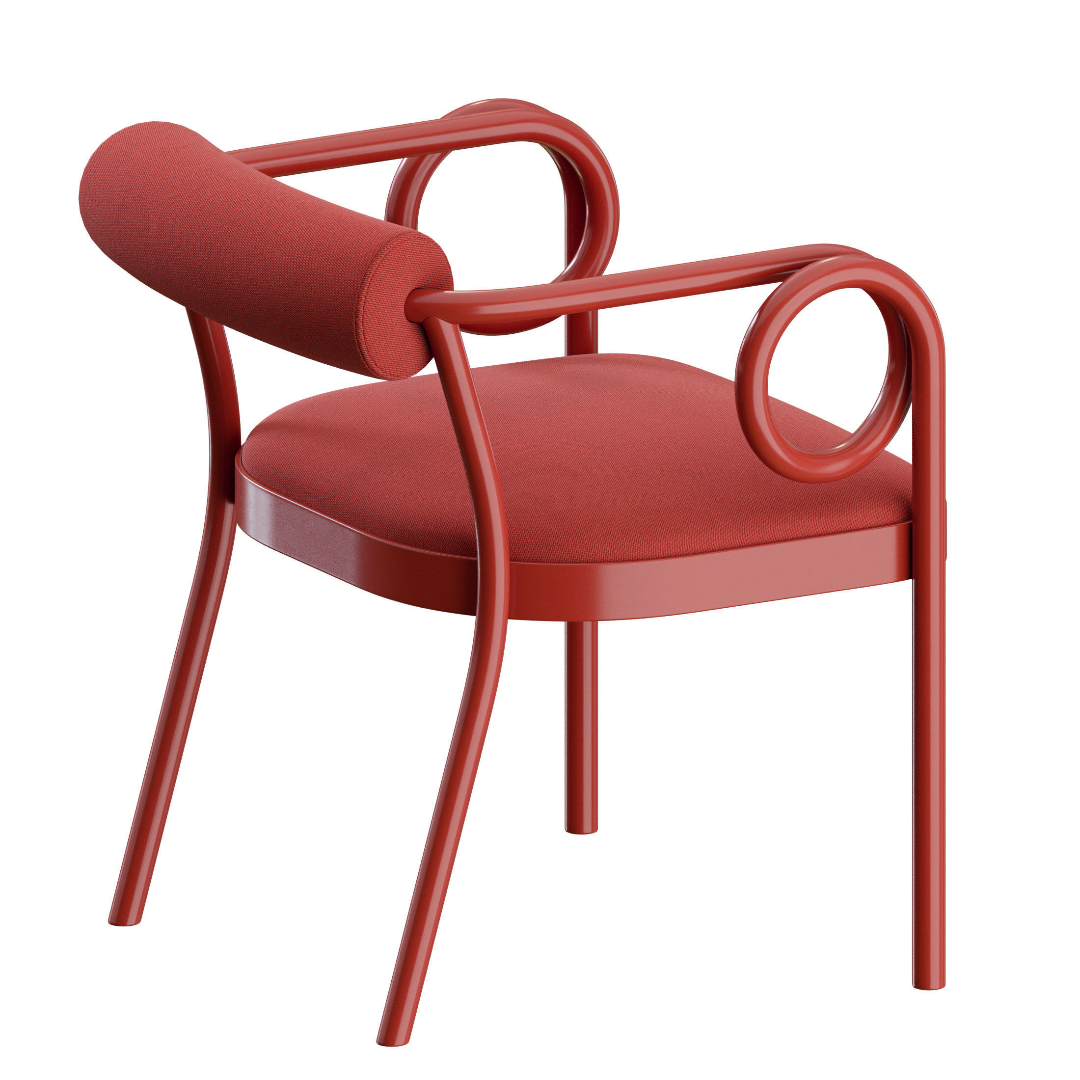 Loop Chair by Gebruder Thonet Vienna 3D model_5
