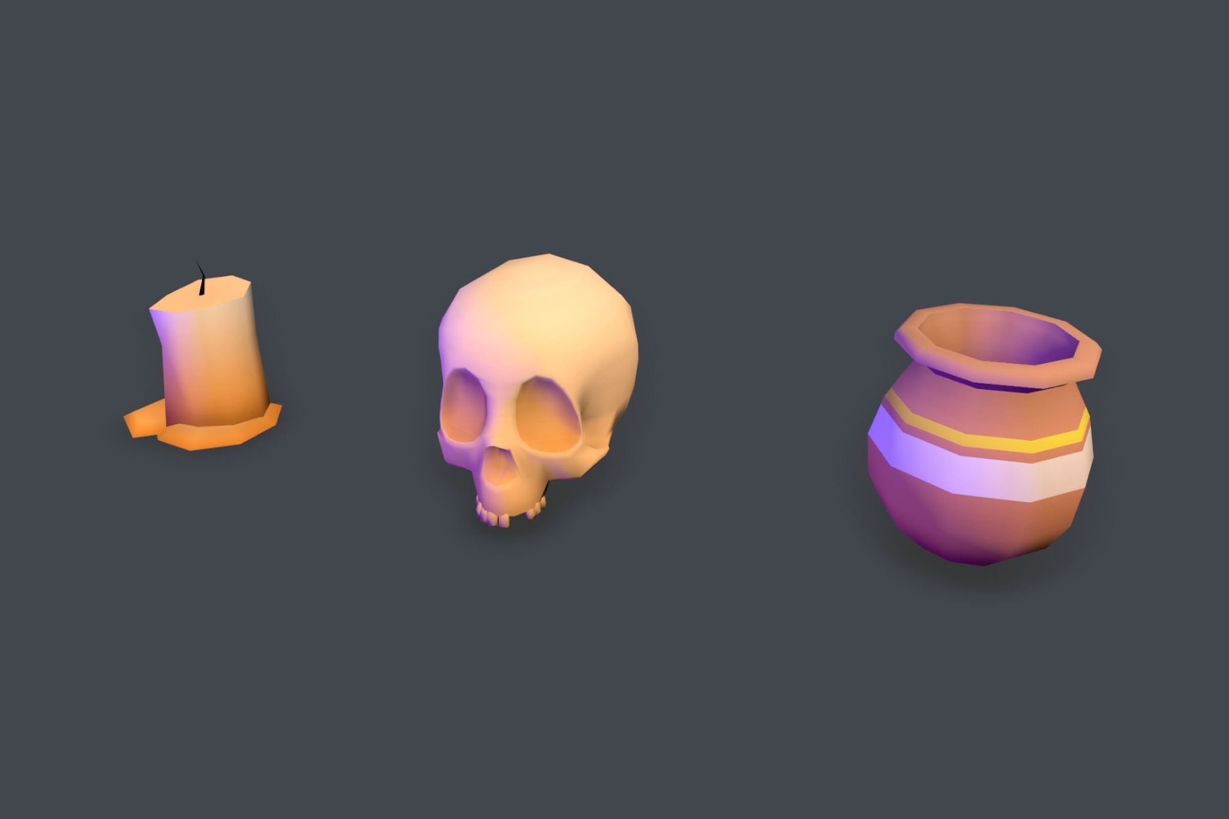 Free Simple Dungeon Props free VR / AR / low-poly 3D model | CGTrader
