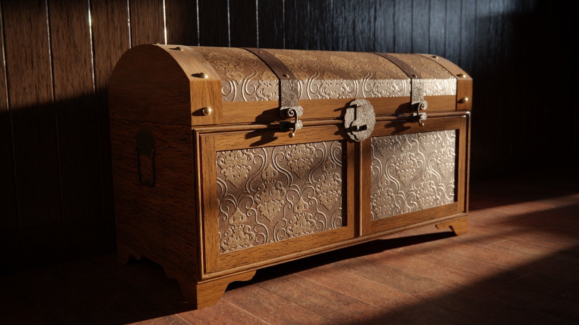 Western Saloon Interior 3d Scene 3D model_29