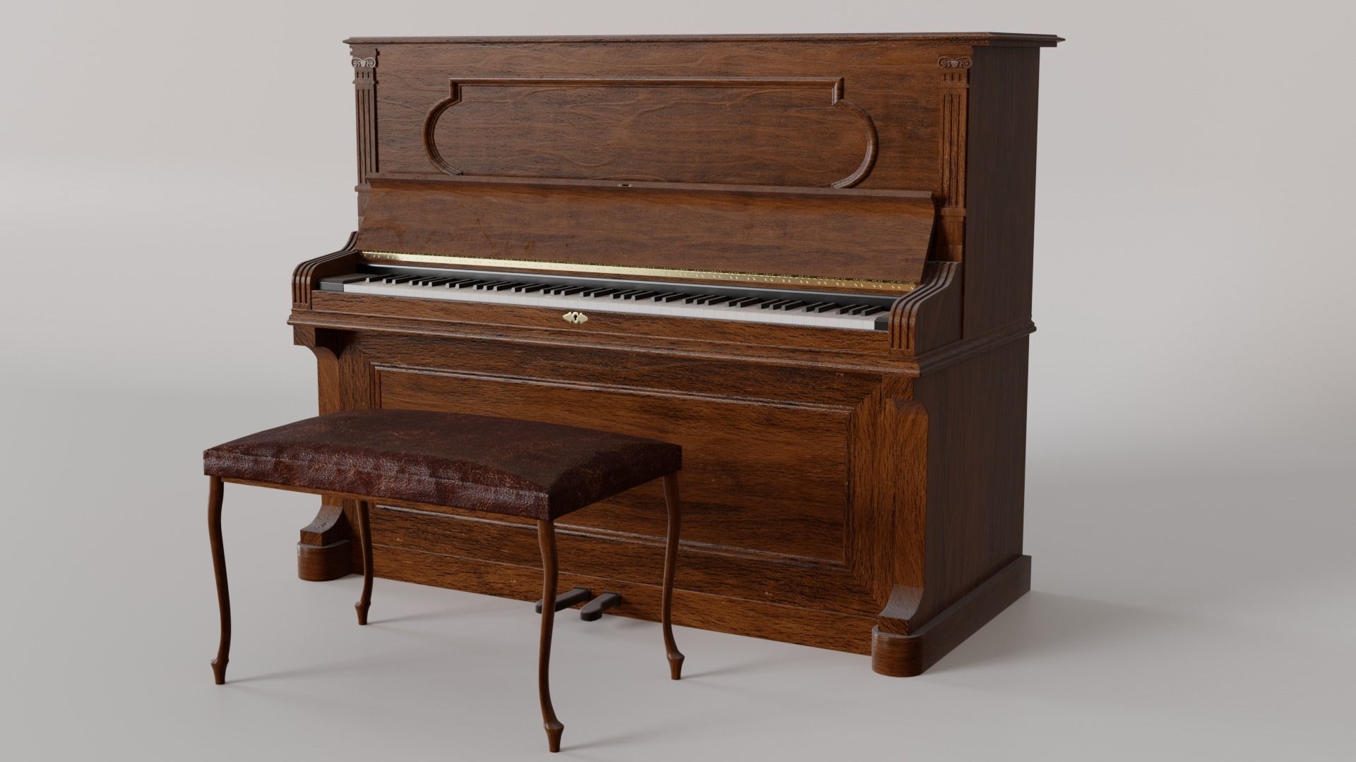 Western Saloon Interior 3d Scene 3D model_31