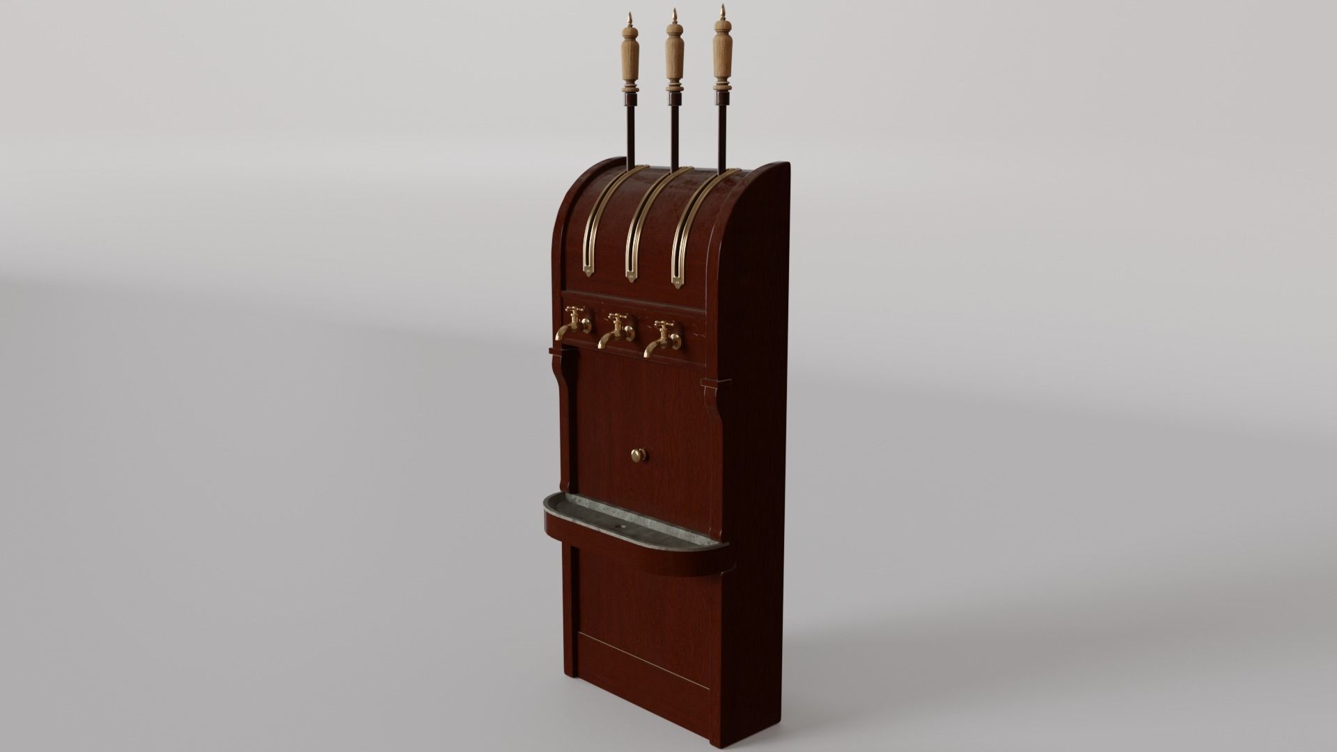 Western Saloon Interior 3d Scene 3D model_33