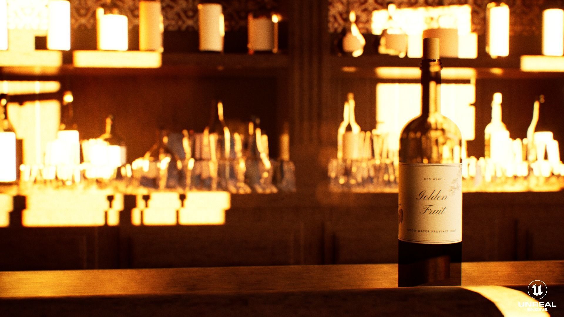 Western Saloon Interior 3d Scene 3D model_19