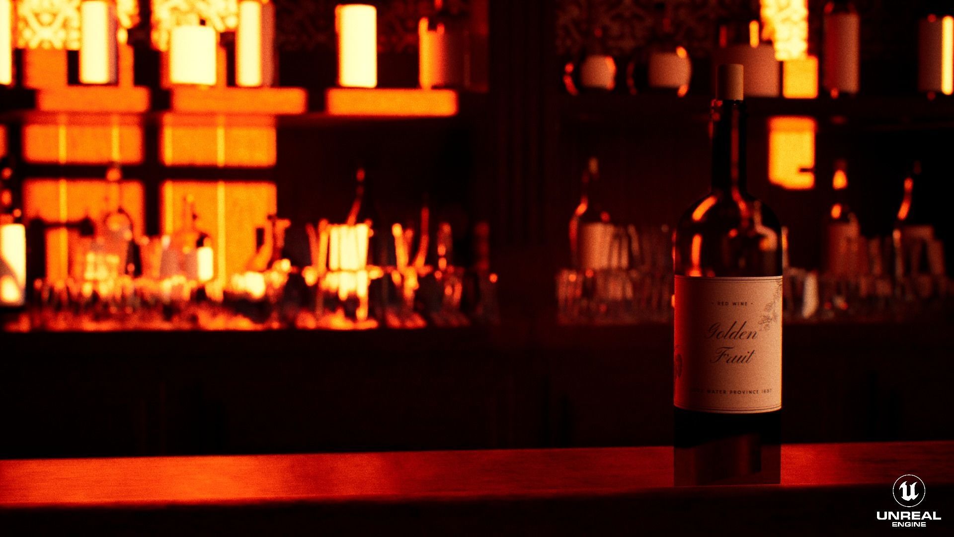 Western Saloon Interior 3d Scene 3D model_18