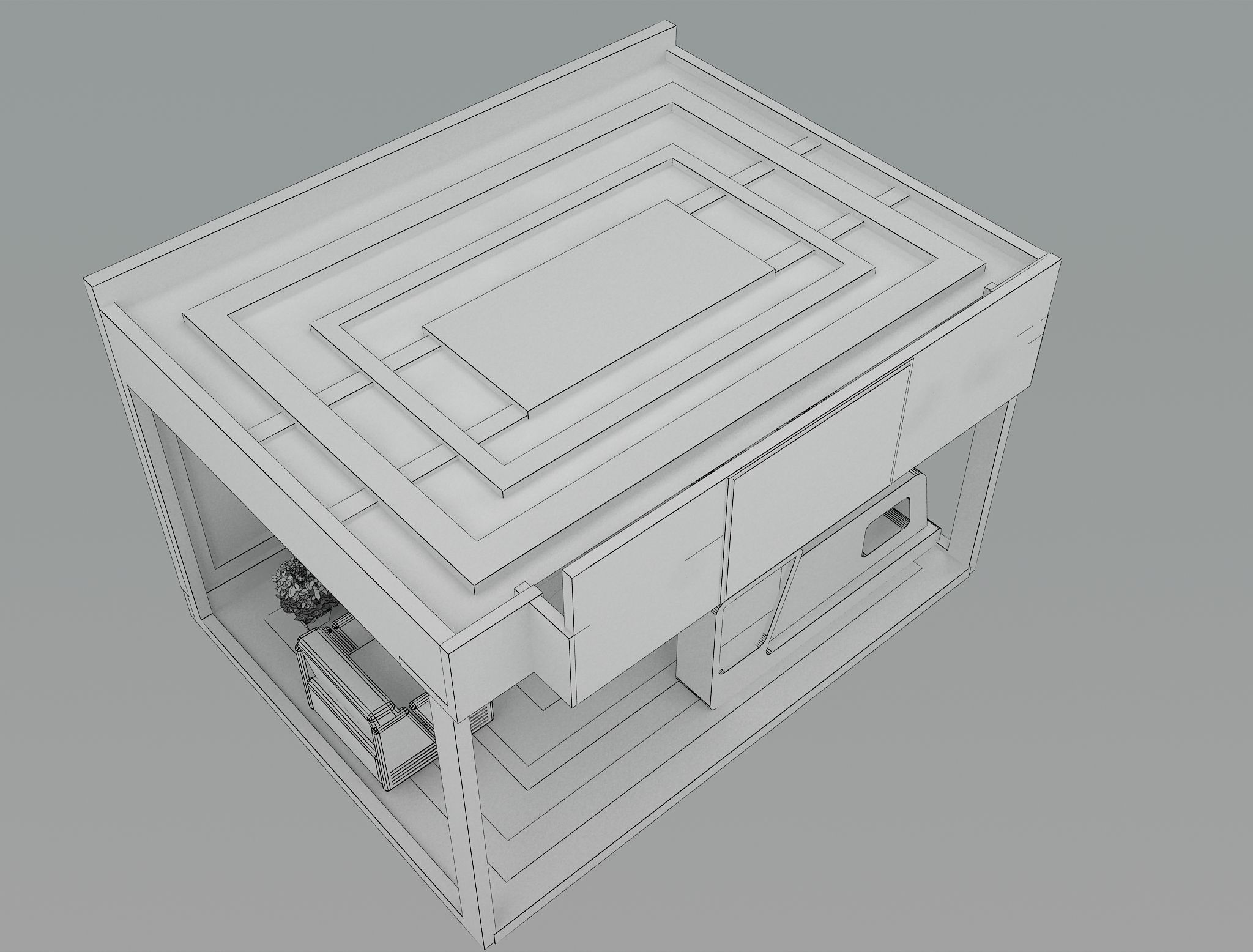  Booth Exhibition Stand a492c 3D model_9