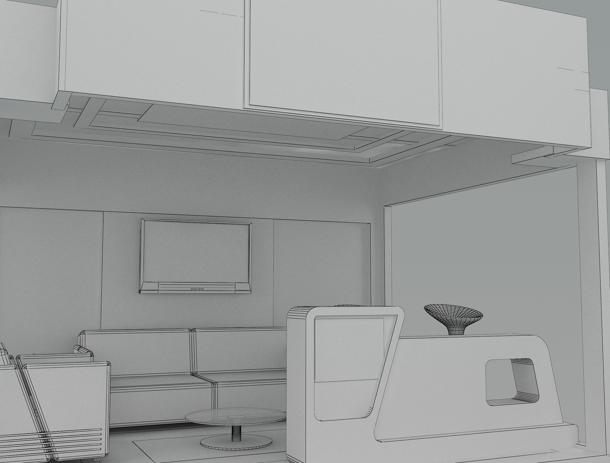  Booth Exhibition Stand a492c 3D model_3