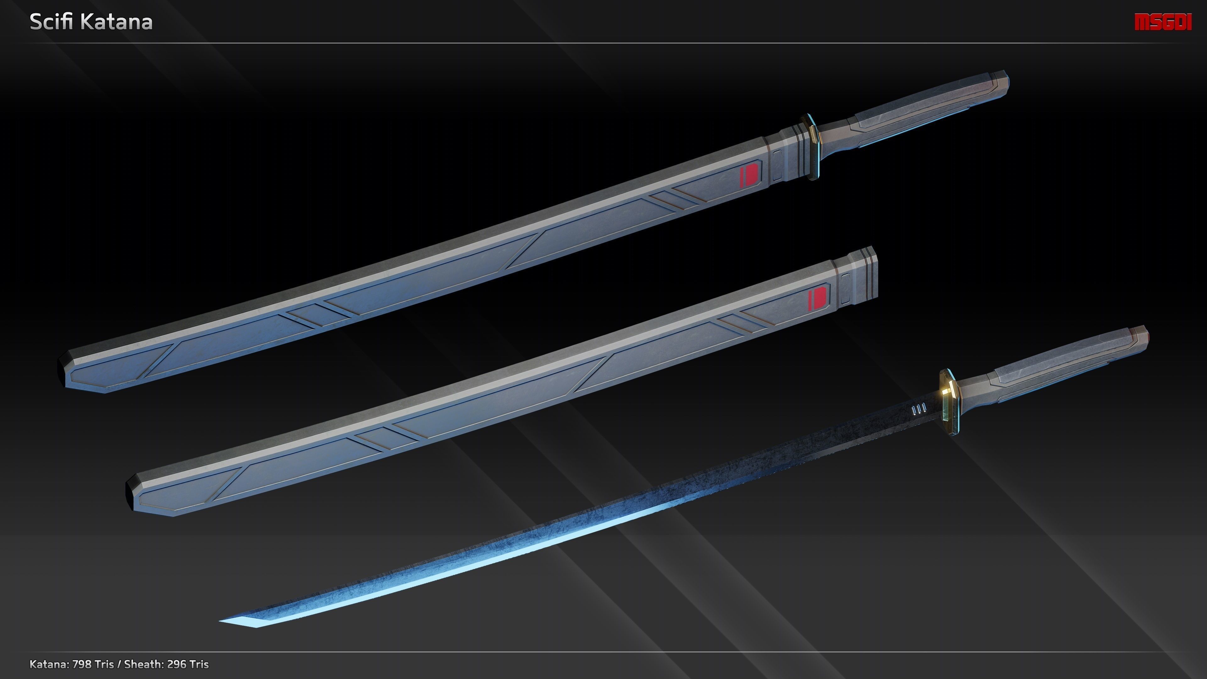 Scifi Heavy Soldier Manon Low-poly 3D model_11