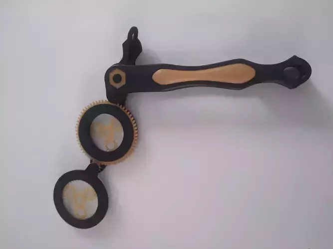 Automatic binokular 3 glasses 3D print model