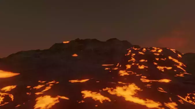 Lava Flow 3D model