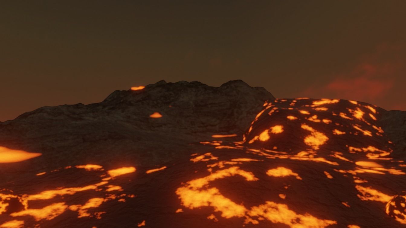 Lava Flow 3D model_5