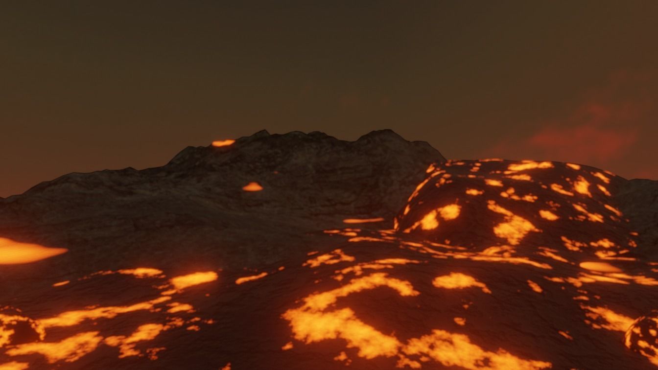 Lava Flow 3D model_6