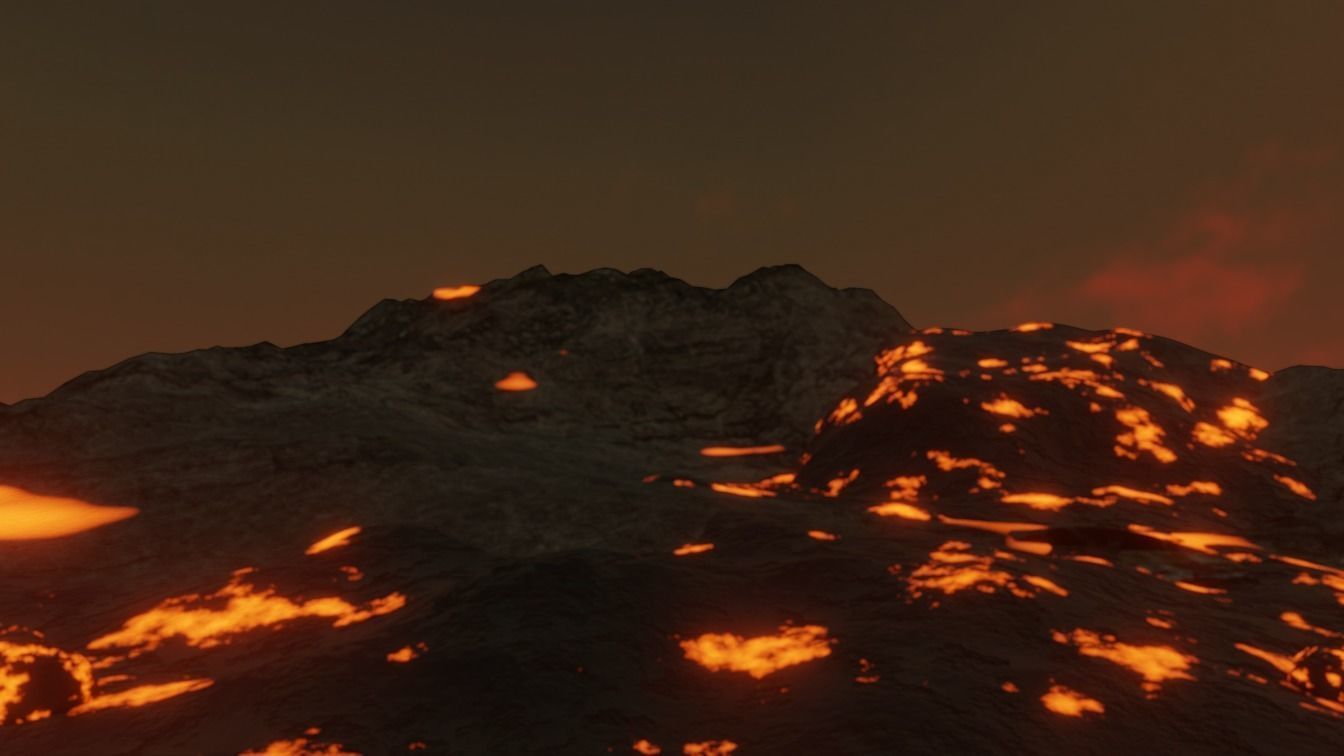 Lava Flow 3D model_3