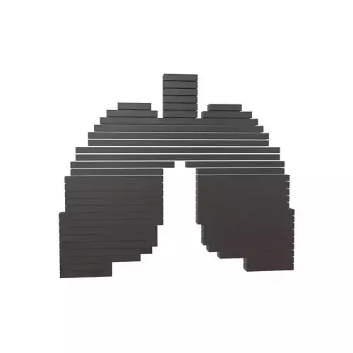 Pixel Line Lung Symbol v1 003