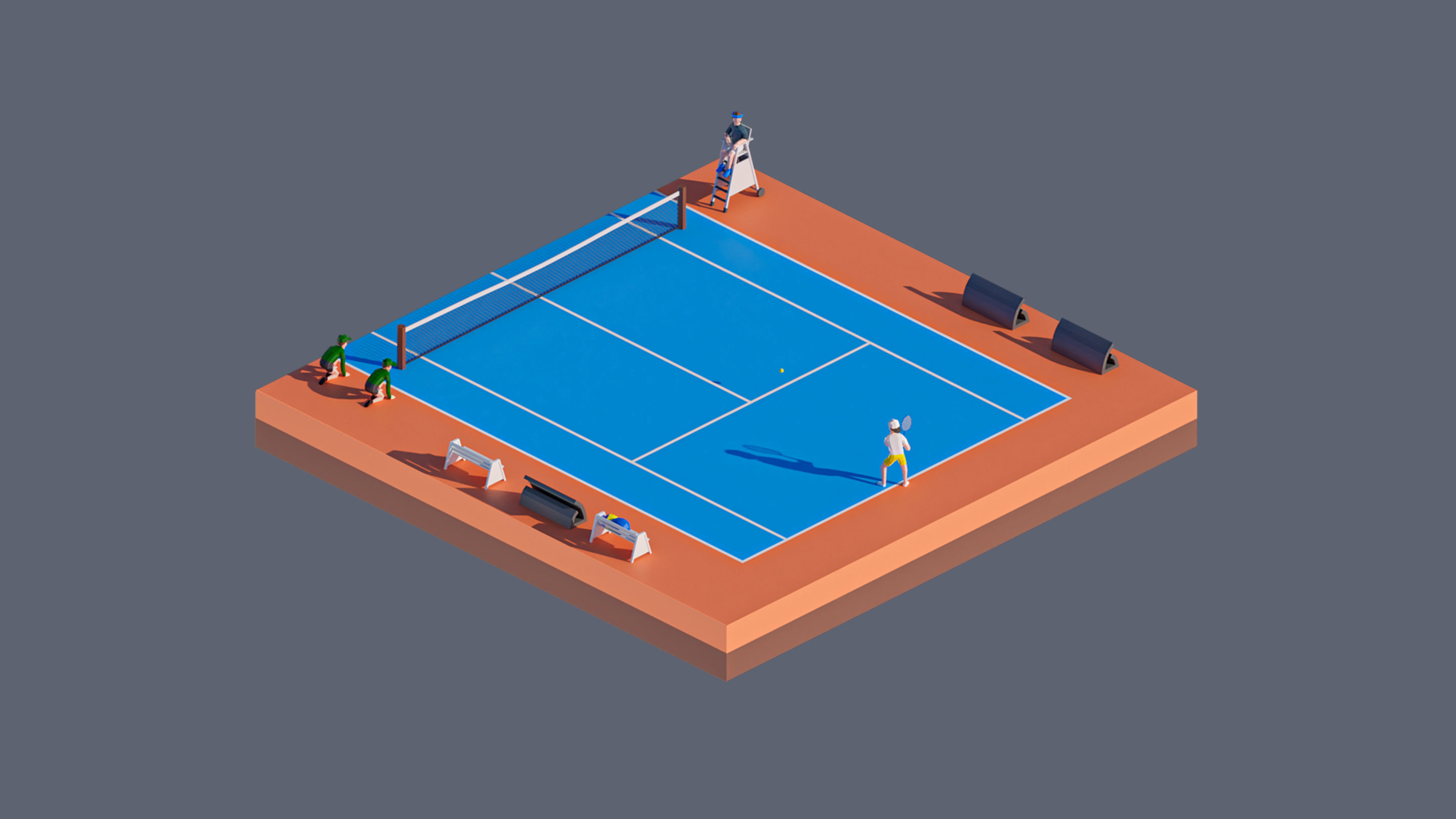 land 88A Low-poly 3D model_2