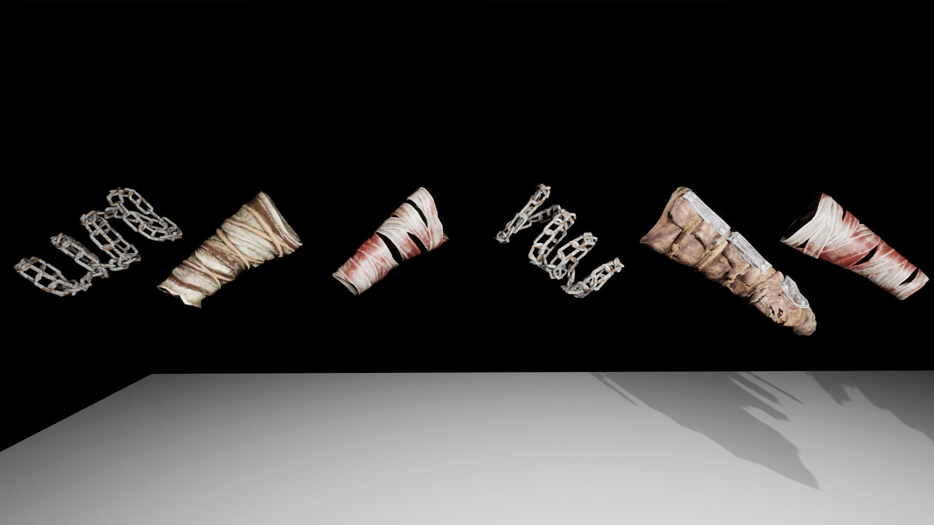 God Of War kratos Low-poly 3D model_16