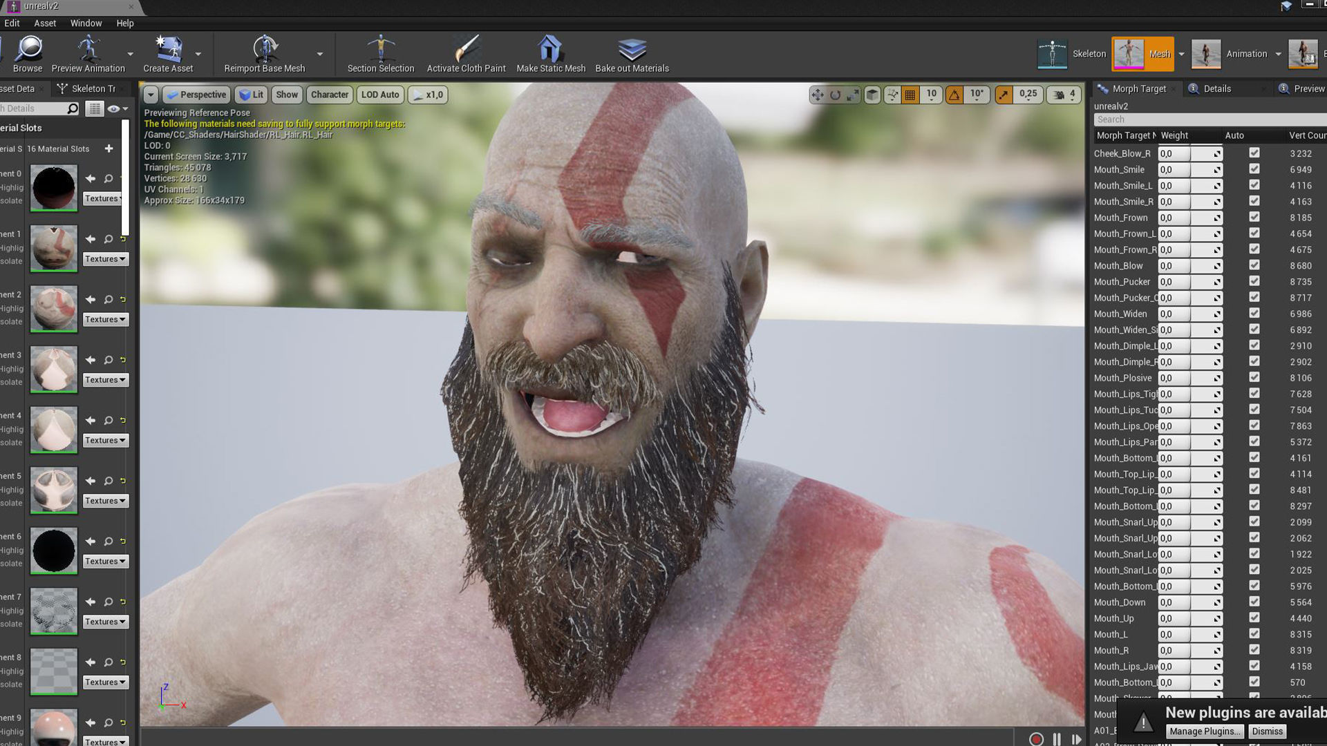God Of War kratos Low-poly 3D model_20
