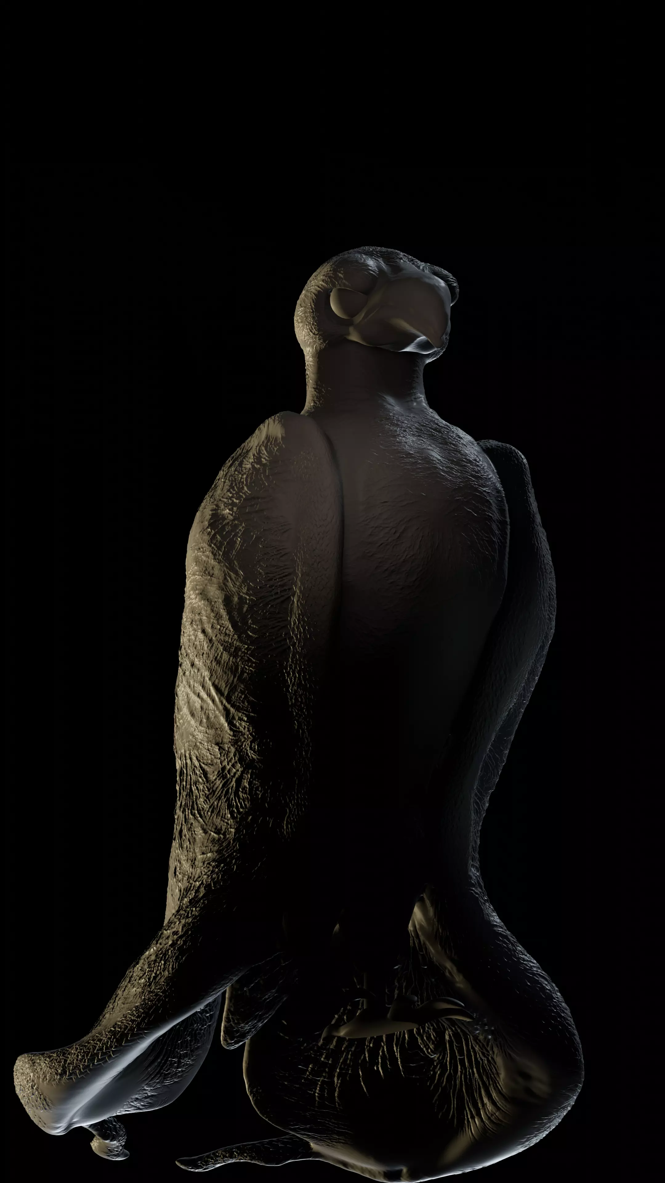 fantastic bird sculpt 3D model