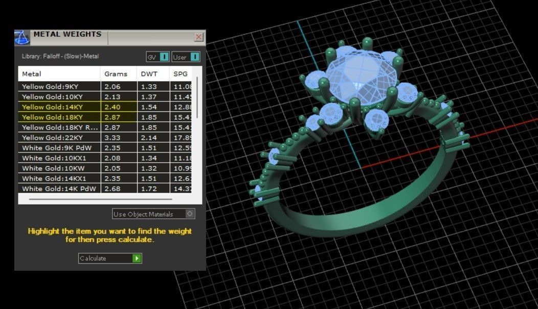 Ring wedding TH01302 3D print model_7