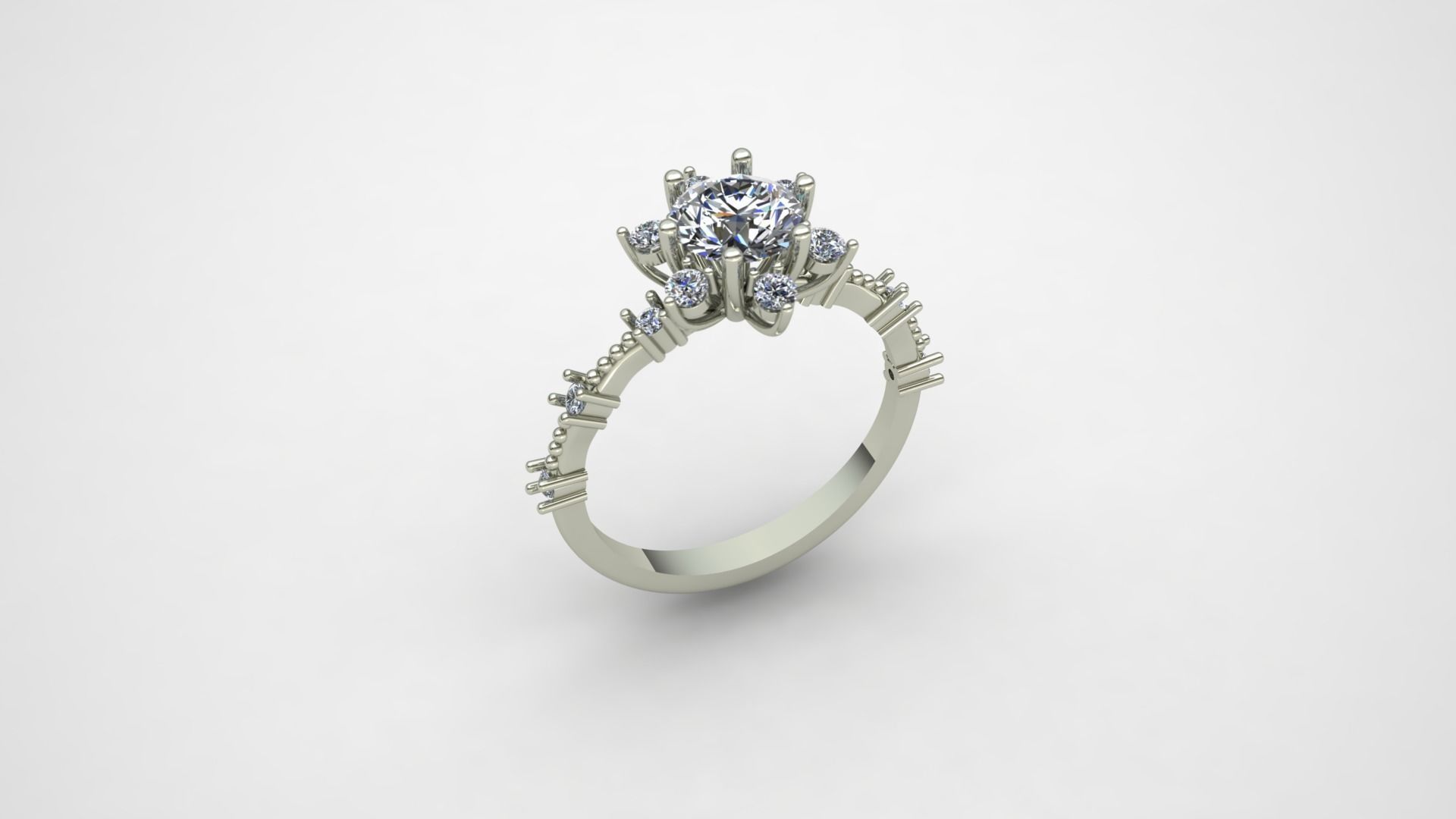 Ring wedding TH01302 3D print model_2