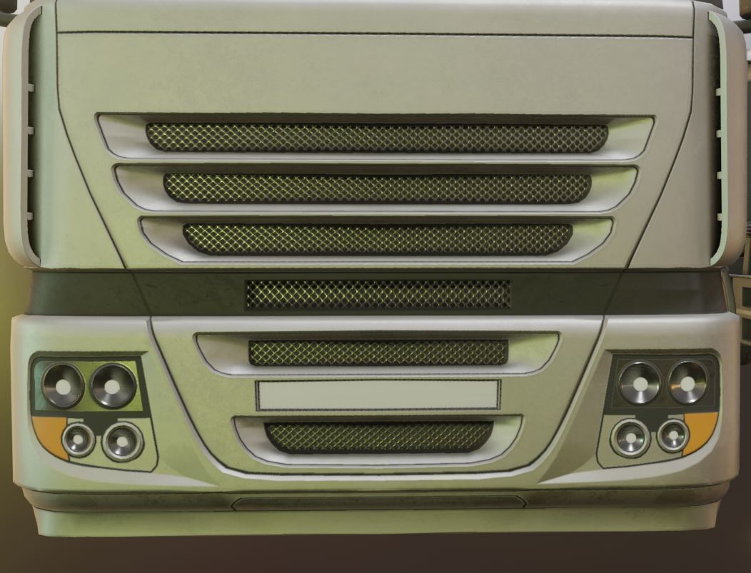 2-Axis Truck High and Low-Poly Version 3D Model Collection_73