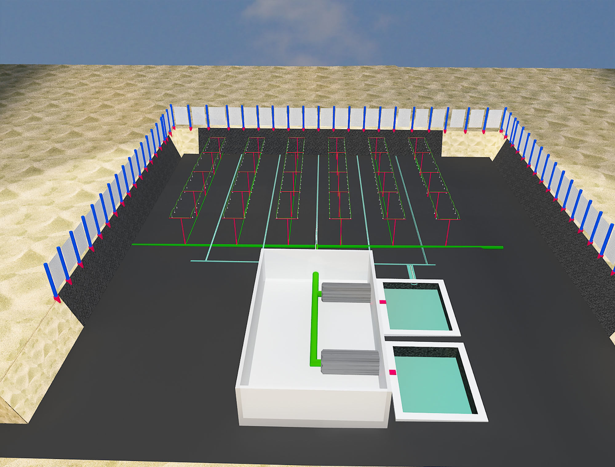 Desert water treatment plant a498 3D model_10