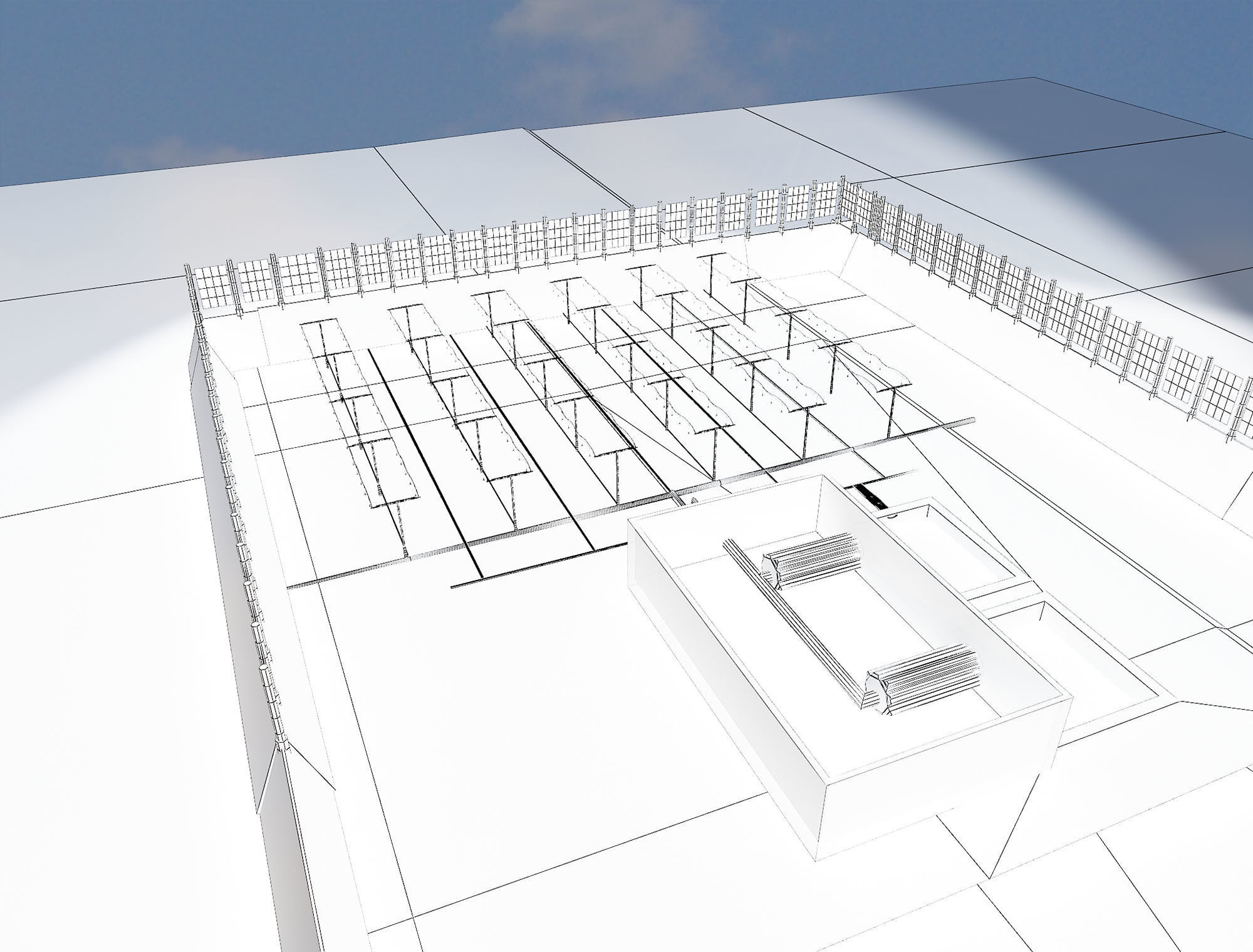 Desert water treatment plant a498 3D model_9