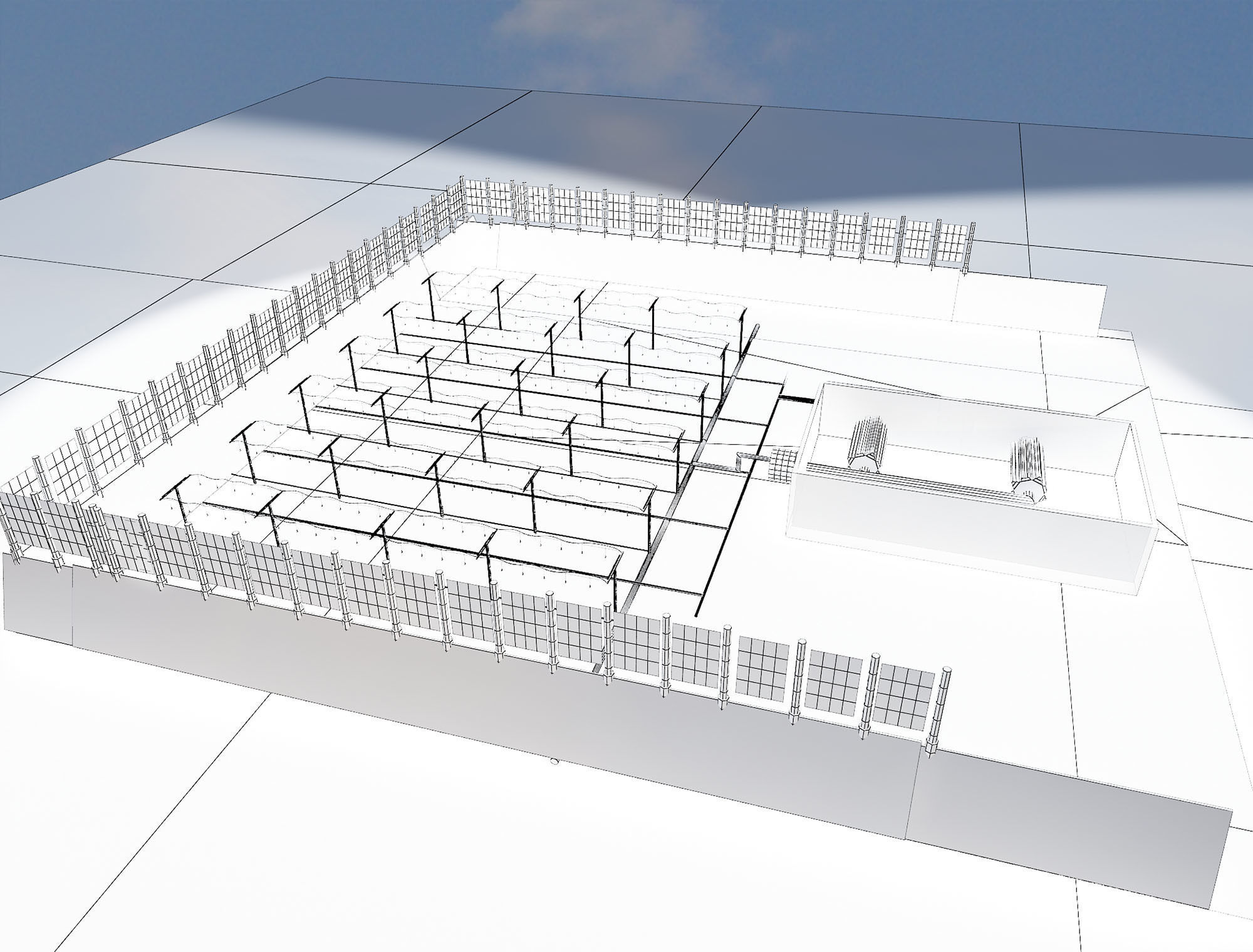 Desert water treatment plant a498 3D model_5