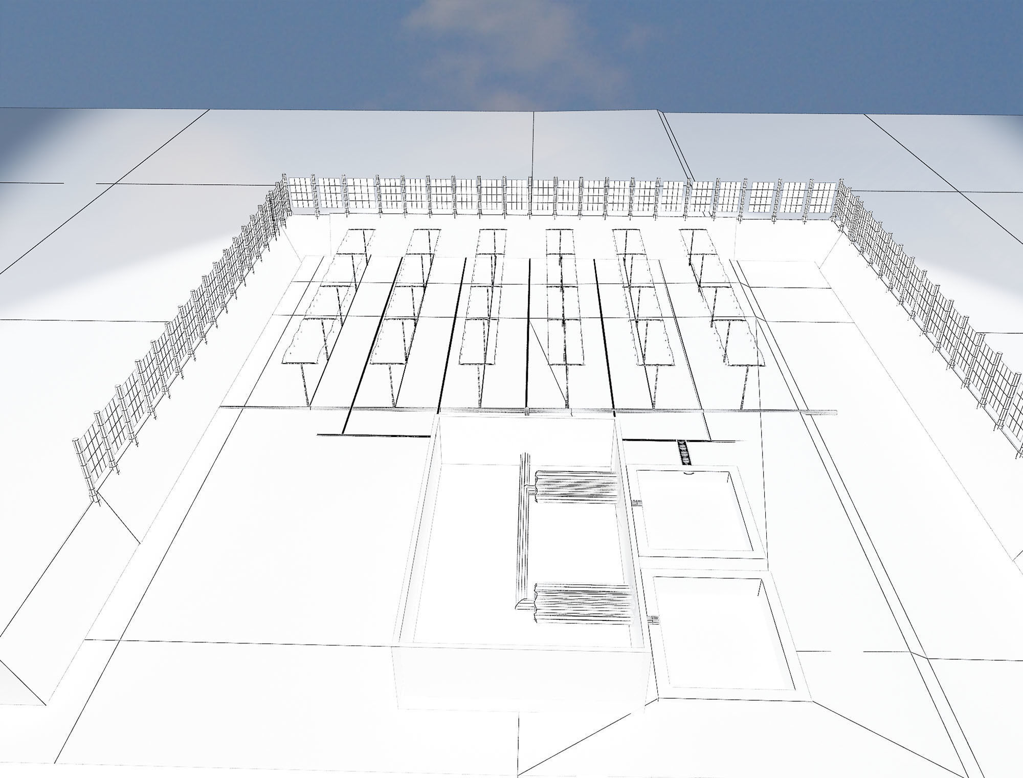 Desert water treatment plant a498 3D model_11