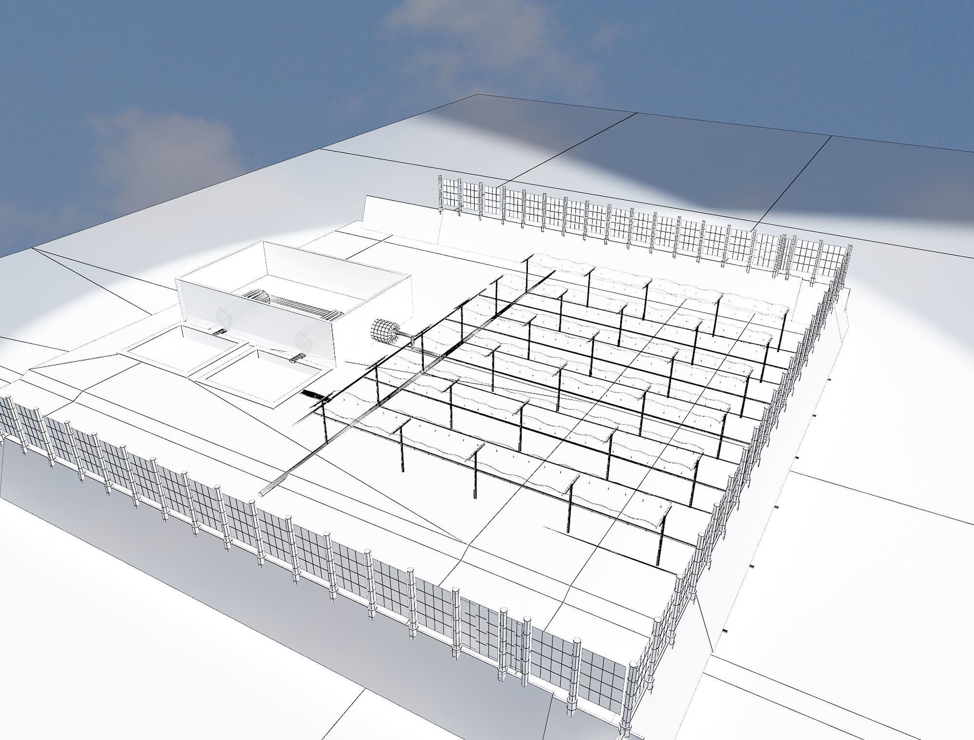 Desert water treatment plant a498 3D model_21