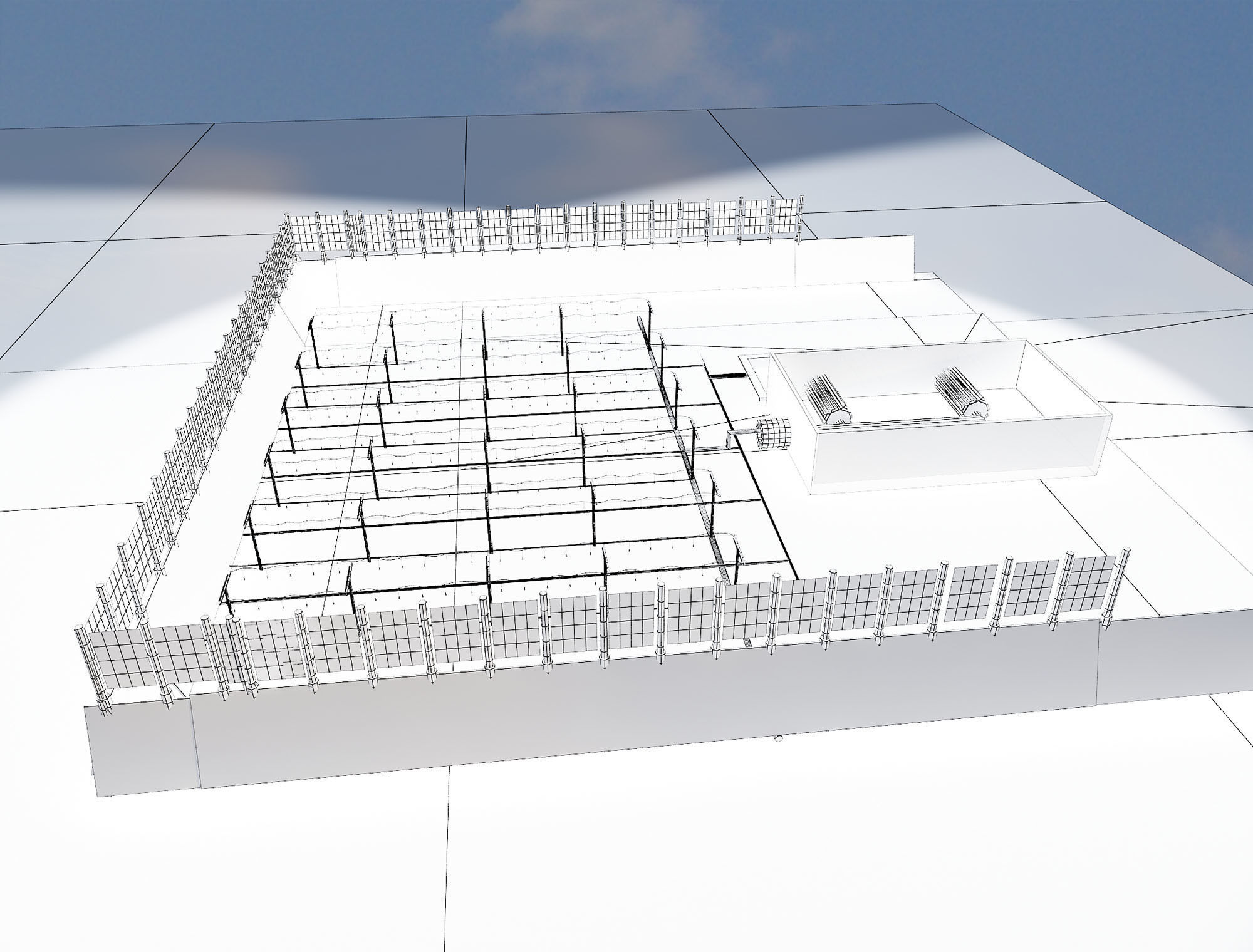 Desert water treatment plant a498 3D model_3