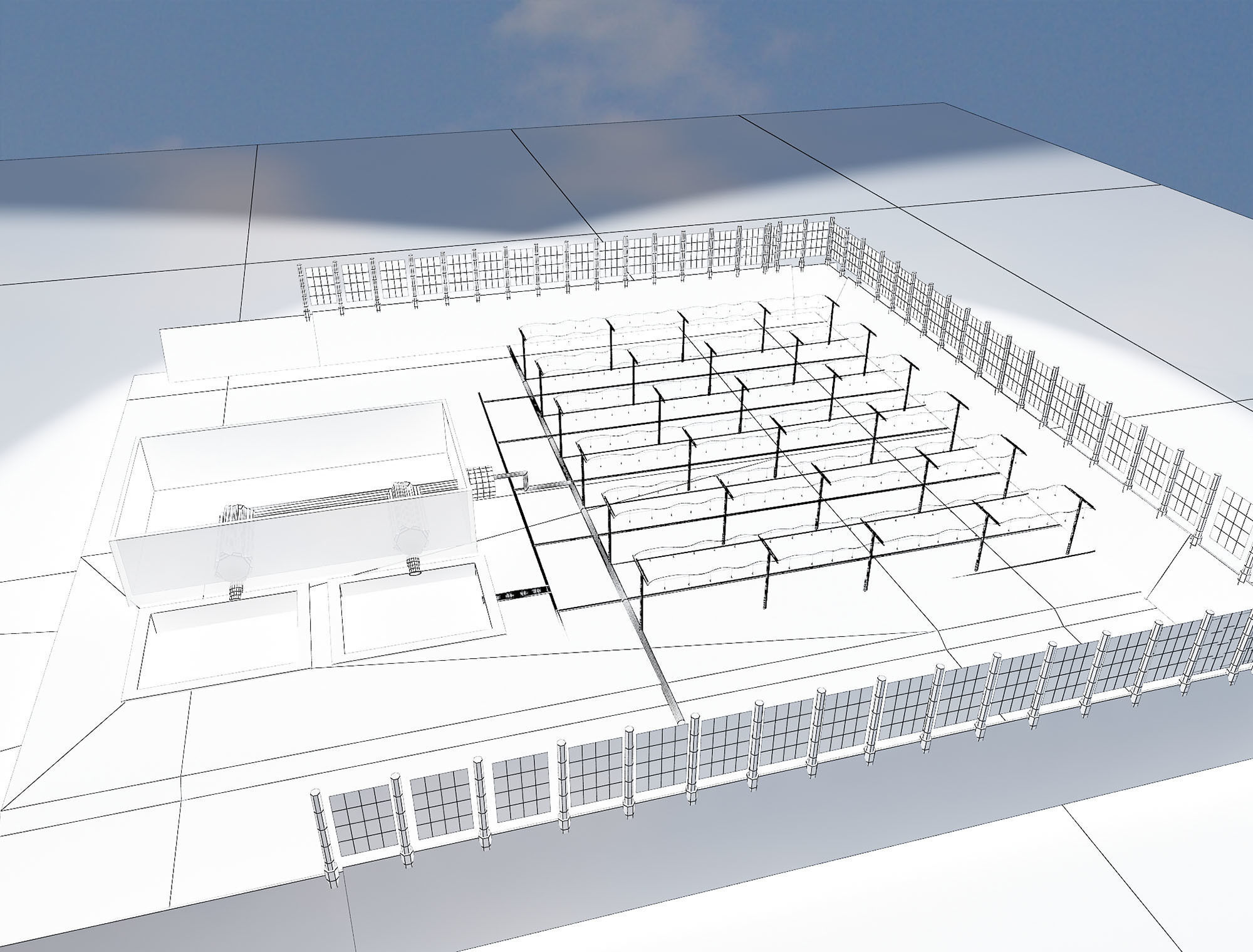Desert water treatment plant a498 3D model_17