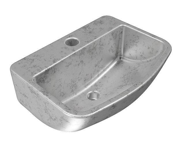 Ceramic Wash Basin 3D model_1