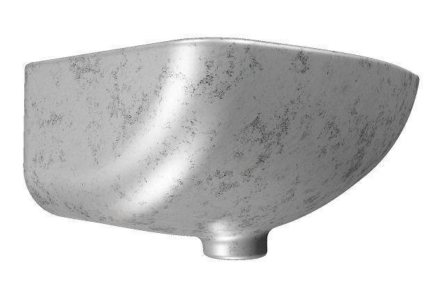 Ceramic Wash Basin 3D model_2