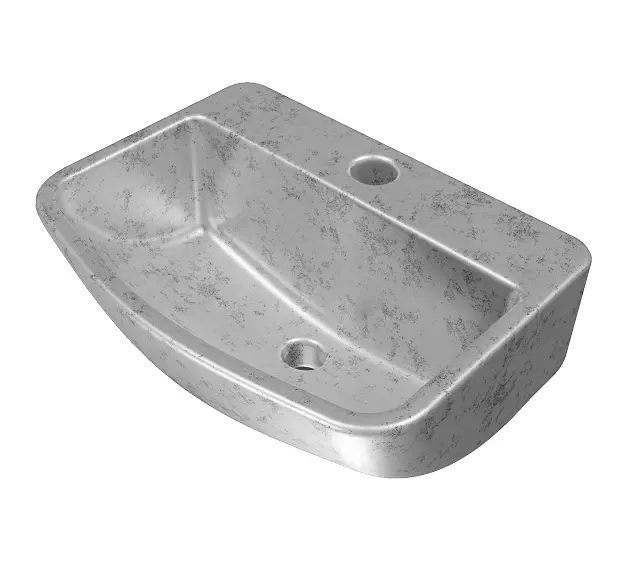 Ceramic Wash Basin 3D model_0