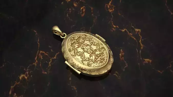 Medallion  Ornaments  3D print model